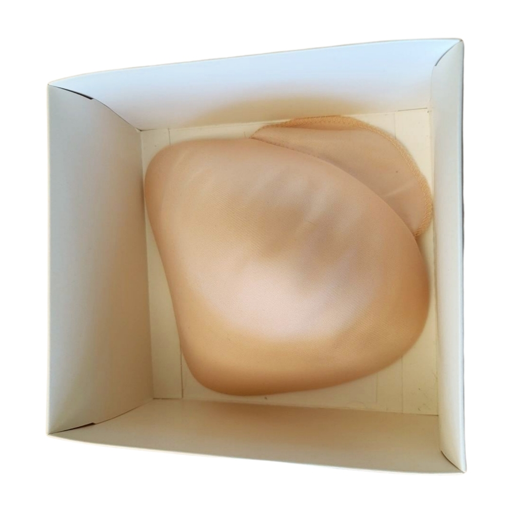 Nearly Me Casual Asymetrical Foam Breast Form Prosthesis Size 38B Left